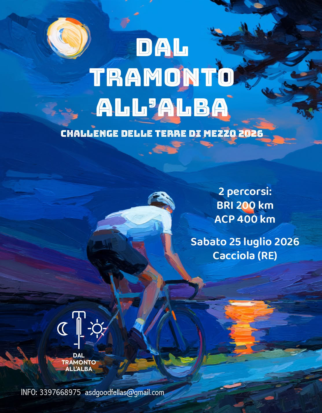 Randonnée "Dal Tramonto all'Alba" – Cacciola (Scandiano), 25 Luglio 2026