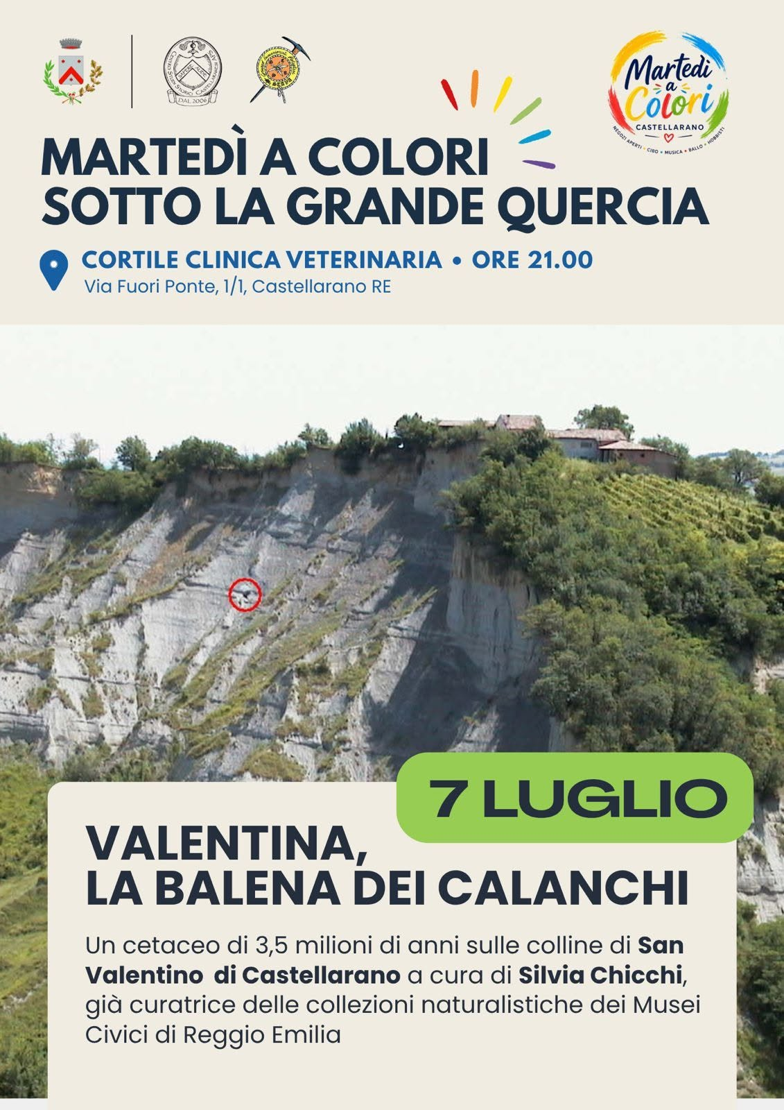 Martedì a Colori – "Valentina, la Balena dei Calanchi", 7 Luglio 2026