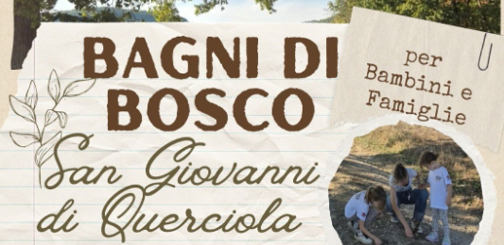 «Bagni di bosco» per bambini e famiglie a San Giovanni di Querciola, Viano – 10 Ottobre 2026