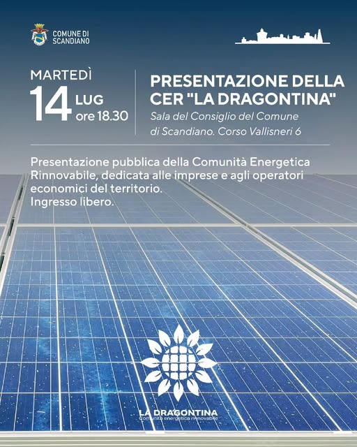 Presentazione della CER "La Dragontina" – Scandiano, 14 Luglio 2026